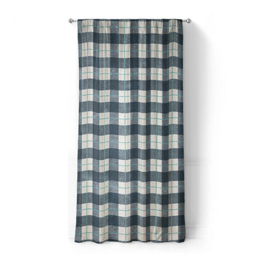 Wallace Plaid Blue & Teal in Standard (50" x 84") Size