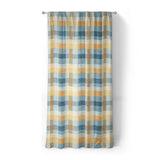 Monroe Plaid Blue & Yellow in Standard (50" x 84") Size