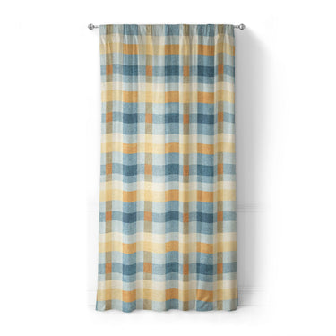 Monroe Plaid Blue & Yellow in Standard (50" x 84") Size