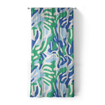 Leonardo Blue Green in Standard (50" x 84") Size