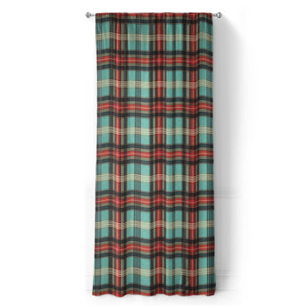 Ferguson Plaid Teal Red in Long (50" x 96") Size