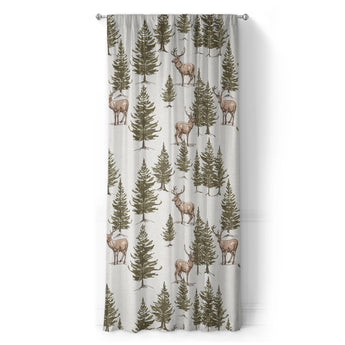 Forest Deer in Long (50" x 96") Size