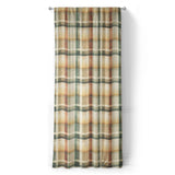 Madras Plaid Taupe Green in Long (50" x 96") Size