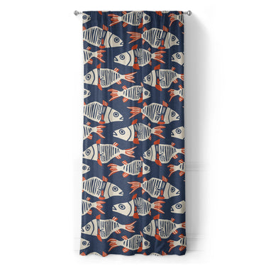 Tribal Fish in Long (50" x 96") Size