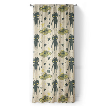 Space Aliens in Long (50" x 96") Size