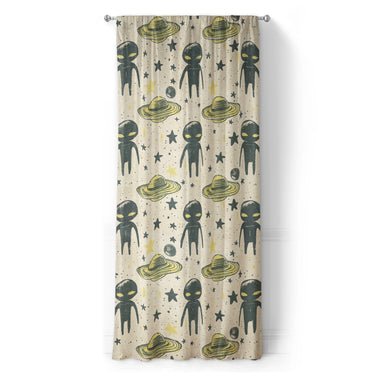Space Aliens in Long (50" x 96") Size