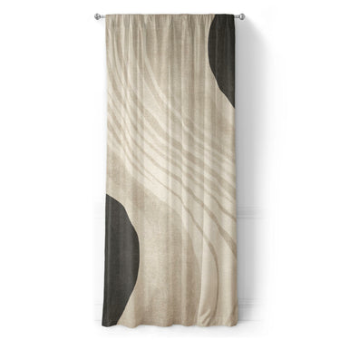 Elowin Ivory & Black in Long (50" x 96") Size