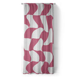 Twyla Checkered Fuchsia in Long (50" x 96") Size