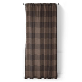 Buffalo Plaid Hickory Brown in Long (50" x 96") Size
