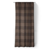 Buffalo Plaid Hickory Brown in Long (50" x 96") Size