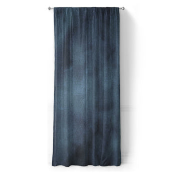 Andromeda Watercolor Navy in Long (50" x 96") Size
