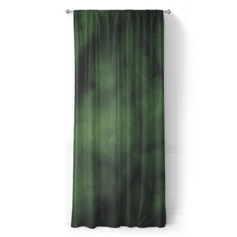 Andromeda Watercolor Navy & Kelly Green in Long (50" x 96") Size