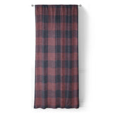 Buffalo Plaid Maroon & Navy in Long (50" x 96") Size