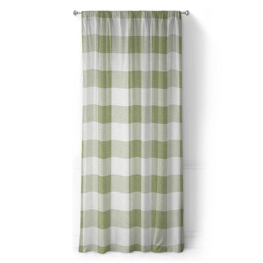 Buffalo Plaid Light Sage in Long (50" x 96") Size