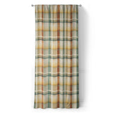 Madras Plaid Taupe Green in Long (50" x 96") Size
