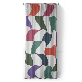 Twyla Checkered Multicolor in Long (50" x 96") Size