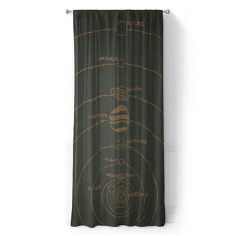 Solar System Forest & Rust in Long (50" x 96") Size