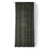 Solar System Forest & Rust in Long (50" x 96") Size