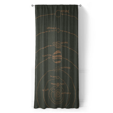 Solar System Forest & Rust in Long (50" x 96") Size