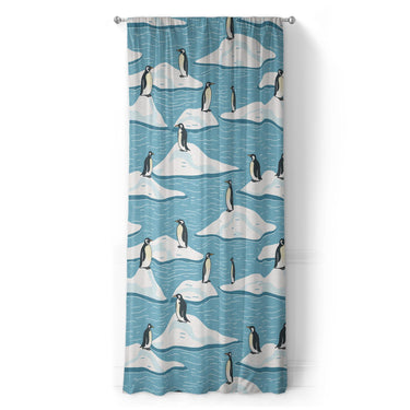 Arctic Penguins in Long (50" x 96") Size