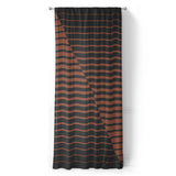 Euclid Black & Rust in Long (50" x 96") Size