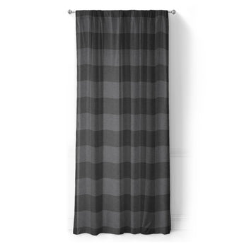 Buffalo Plaid Charcoal Black in Long (50" x 96") Size