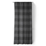Buffalo Plaid Charcoal Black in Long (50" x 96") Size
