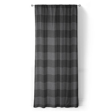Buffalo Plaid Charcoal Black in Long (50" x 96") Size
