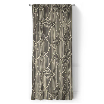 Paxton Black Taupe in Long (50" x 96") Size