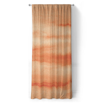 Ophelia Watercolor Peach Balayage in Long (50" x 96") Size
