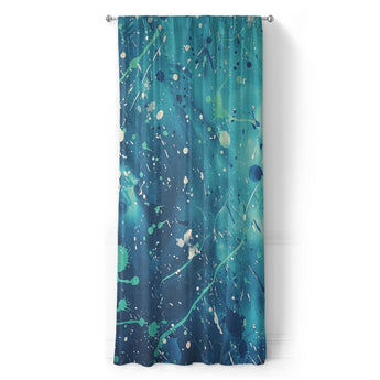 Sylvie Seafoam & Teal in Long (50" x 96") Size