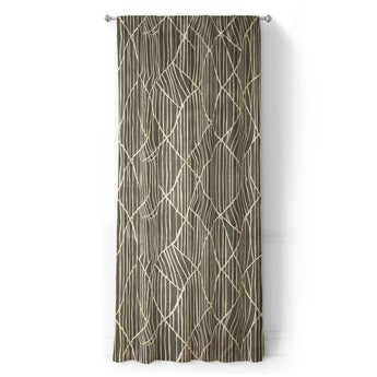 Paxton Black Taupe in Long (50" x 96") Size