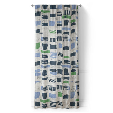 Milo Blue & Green in Long (50" x 96") Size