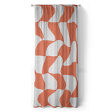 Twyla Checkered Coral in Long (50" x 96") Size