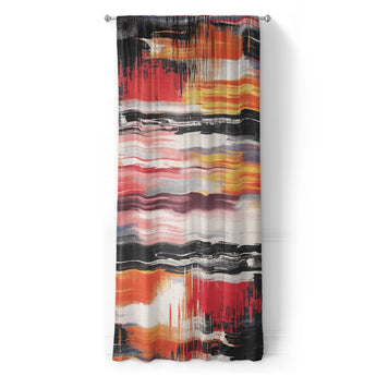 Jörgan Red & Black in Long (50" x 96") Size