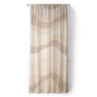 Sinuous Ivory Monochrome in Long (50" x 96") Size