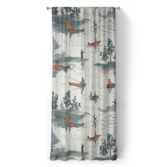 Gone Fishing in Long (50" x 96") Size