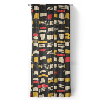 Milo Black Red & Yellow in Long (50" x 96") Size