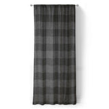 Buffalo Plaid Charcoal Black in Long (50" x 96") Size