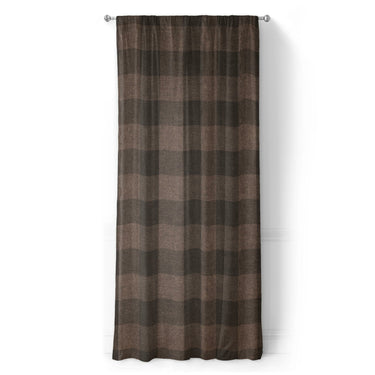 Buffalo Plaid Hickory Brown in Long (50" x 96") Size