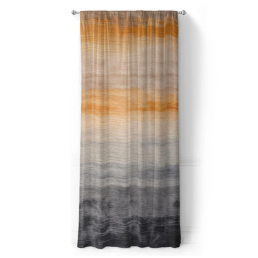 Ruidoso Navy & Burnt Orange in Long (50" x 96") Size