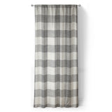 Buffalo Plaid Light Grey in Long (50" x 96") Size