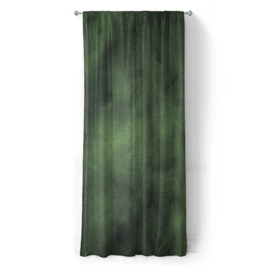 Andromeda Watercolor Navy & Kelly Green in Long (50" x 96") Size