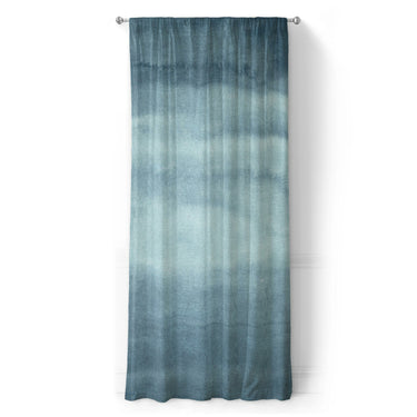 Jacinda Watercolor Blue Ombre in Long (50" x 96") Size