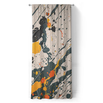 Jason Dark Teal & Orange in Long (50" x 96") Size