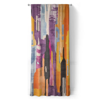 Raheem Orange & Purple in Long (50" x 96") Size