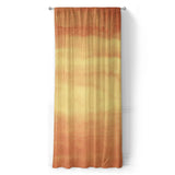 Jacinda Watercolor Fire Orange Ombre in Long (50" x 96") Size