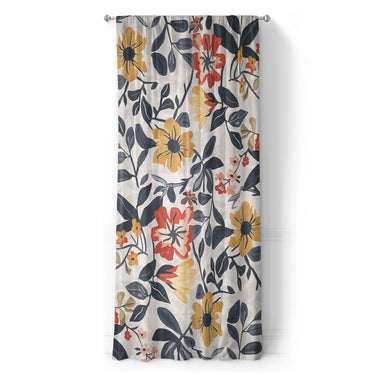 Caroline Blue & Red in Long (50" x 96") Size