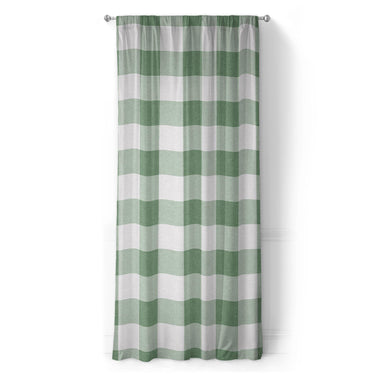 Buffalo Plaid Kelly Green in Long (50" x 96") Size
