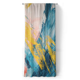 Egon Blue & Yellow in Long (50" x 96") Size
